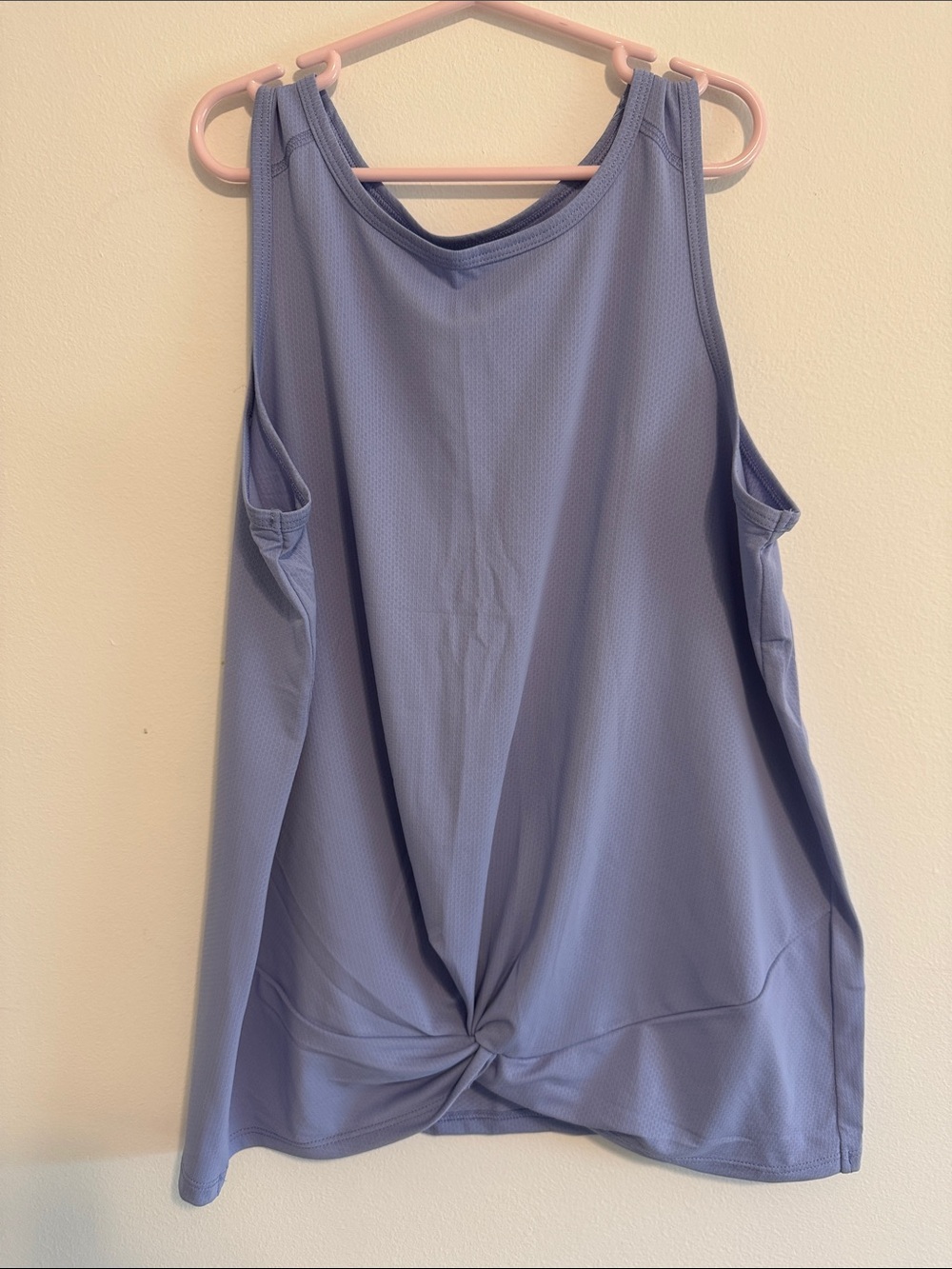 abercrombie kids Lavender Twist-Front Athletic Tank NWT